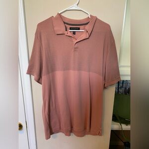 Banana Republic Mens Dress Polo Size XL Peach Colored